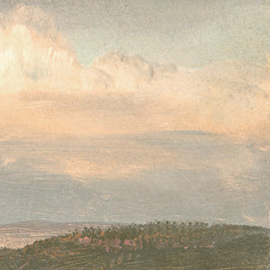 lifestyle view of Hudson River School – Clouds Over the Hills C.1865 luxury Artwork