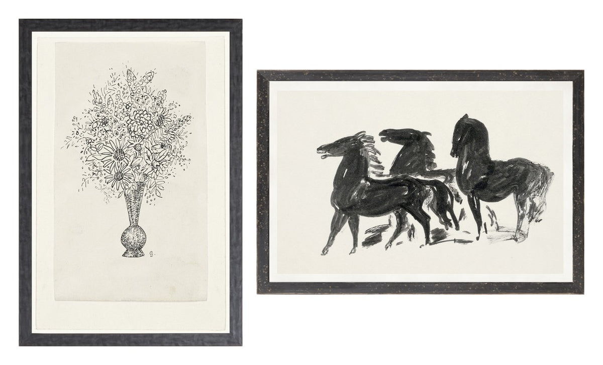 Collection 12 Gestel Vase & Horses Pair Bundle