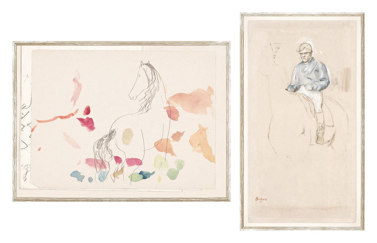Collection 24 Horse Studies Pair Bundle - composite