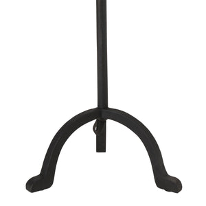 Kalista Table Lamp highlighting the decorative black metal base