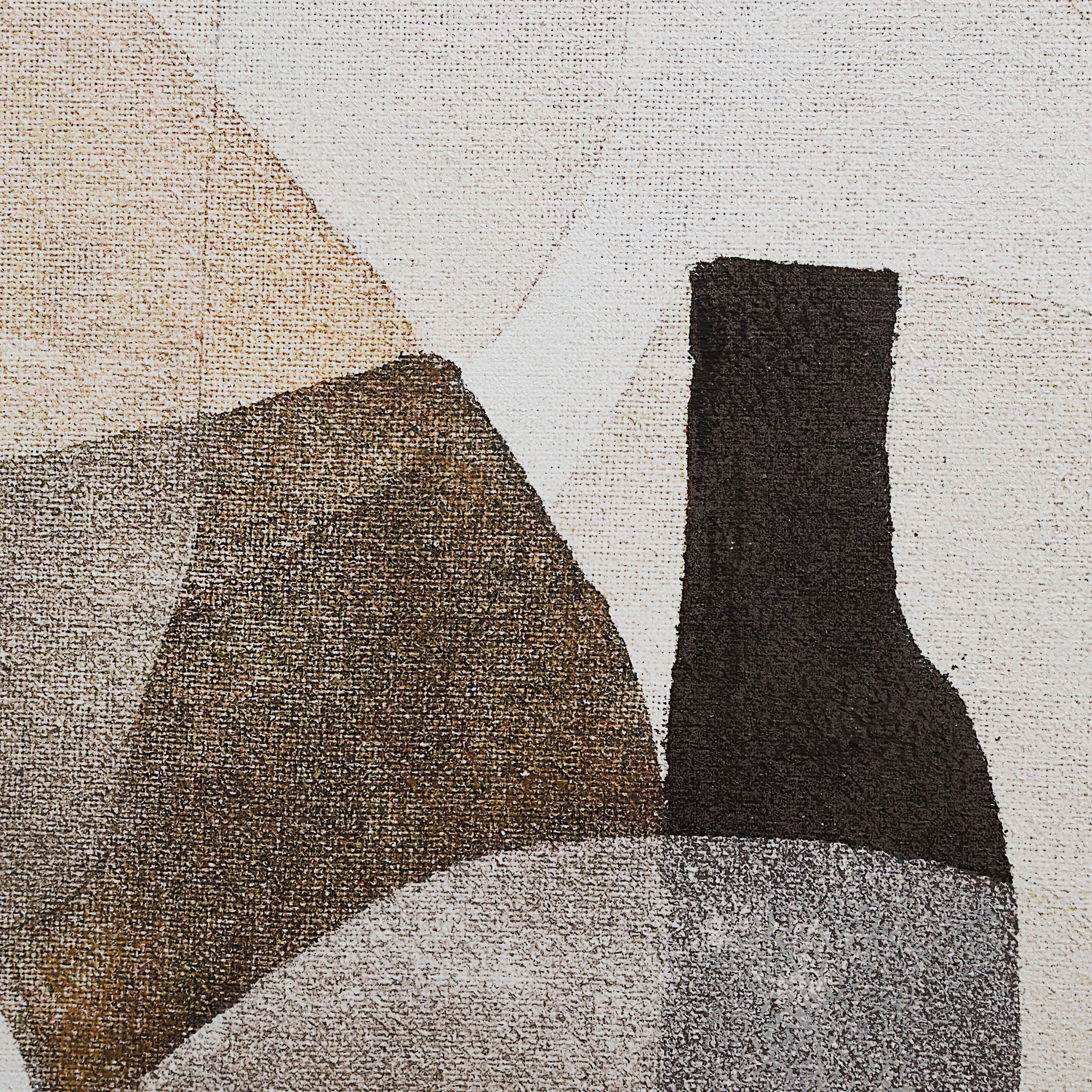Nala Canvas Art close-up highlighting the intricate textures and color blending.