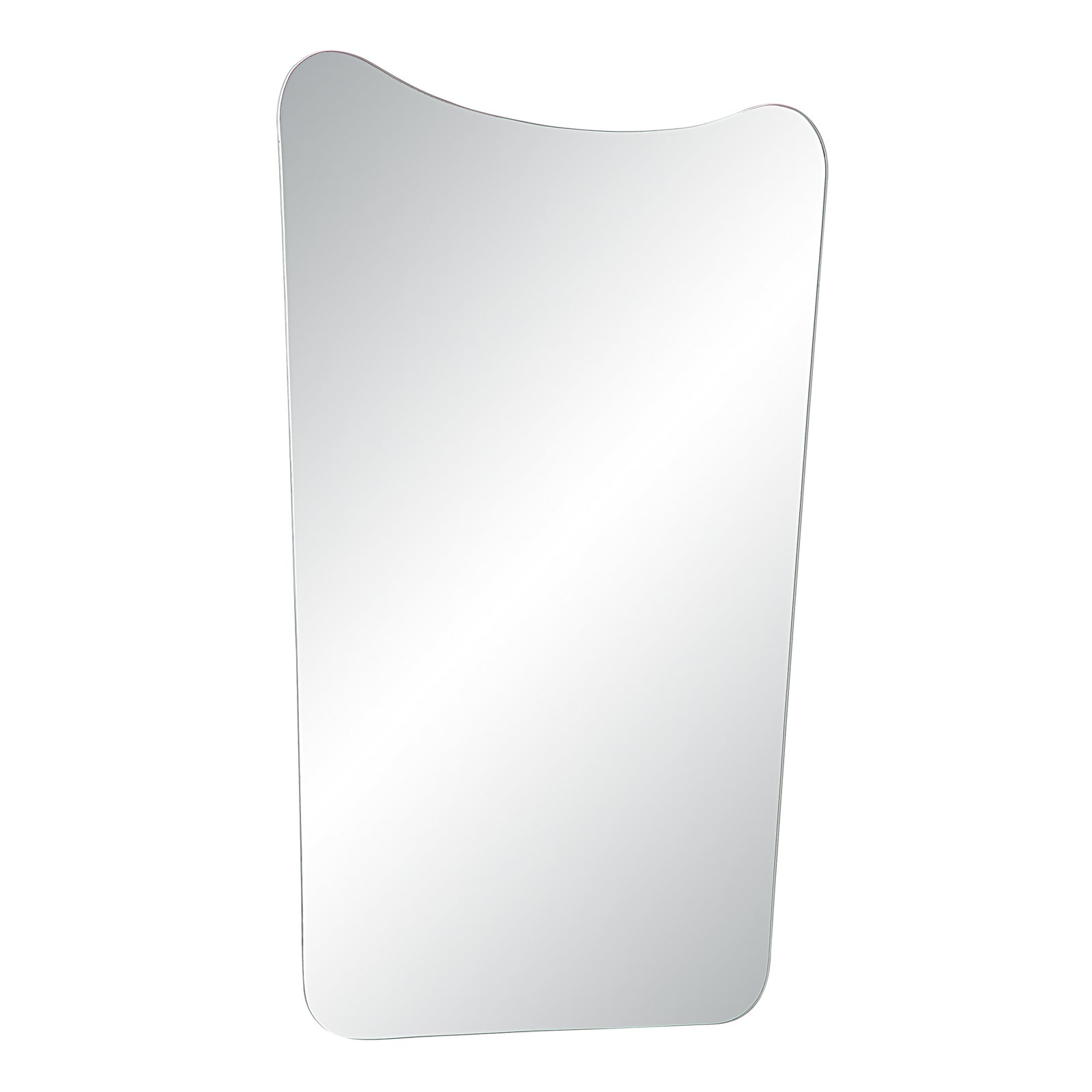 Selene Wall Mirror with a smooth, rounded top edge and flat reflective surface.