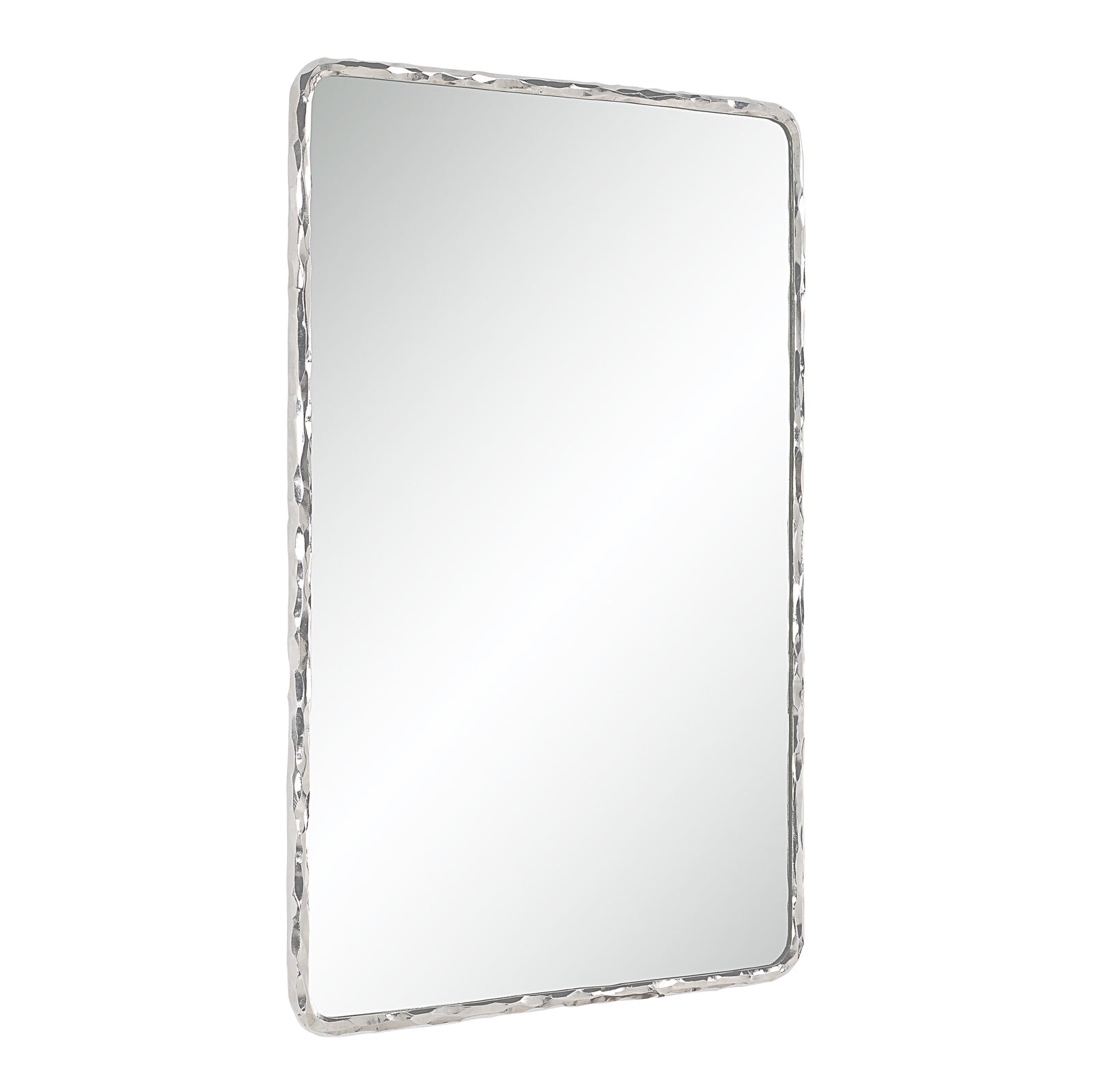 Pollonia mirror by Renwil with a sleek silver frame and reflective surface