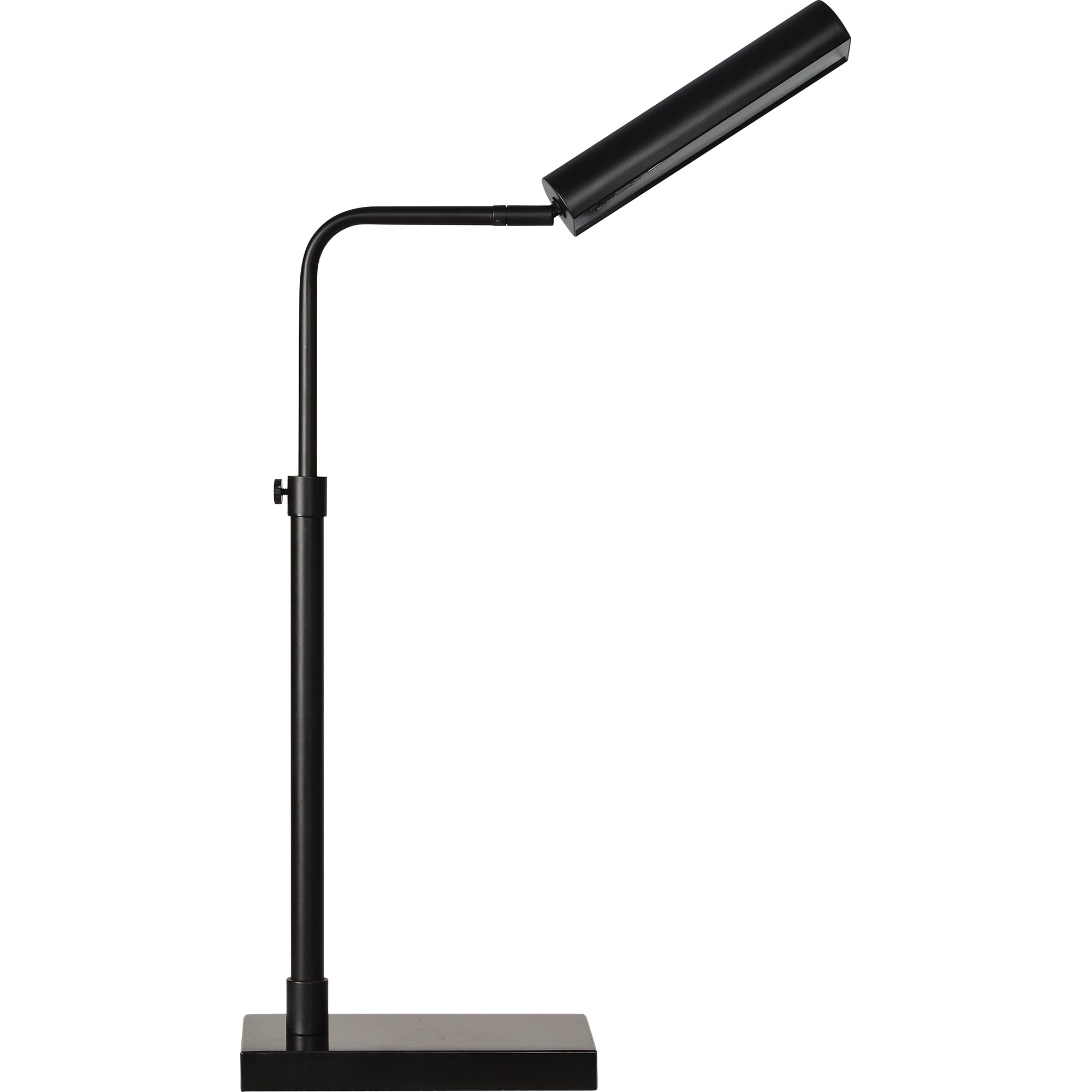 Fabolia Table Lamp in black, showcasing an adjustable arm and modern design.
