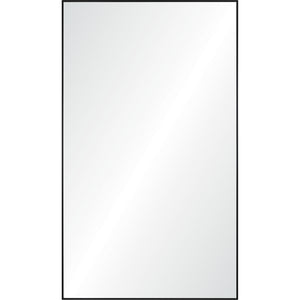 Keene Full Length Mirror with a sleek, frameless design reflecting light.
