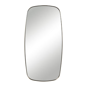 Jacossa mirror with a sleek, rounded rectangular shape and a thin black frame