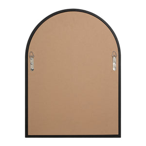 Back view of Olfito mirror showing a brown backing with hanging hardware.