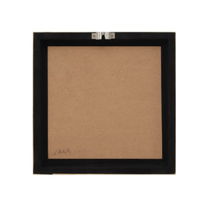 Back view of Vetro Canvas Art, showing the black frame and mounting hardware.