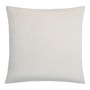 Back view of Lonzo Indoor Pillow in a solid light color, showcasing its smooth fabric.