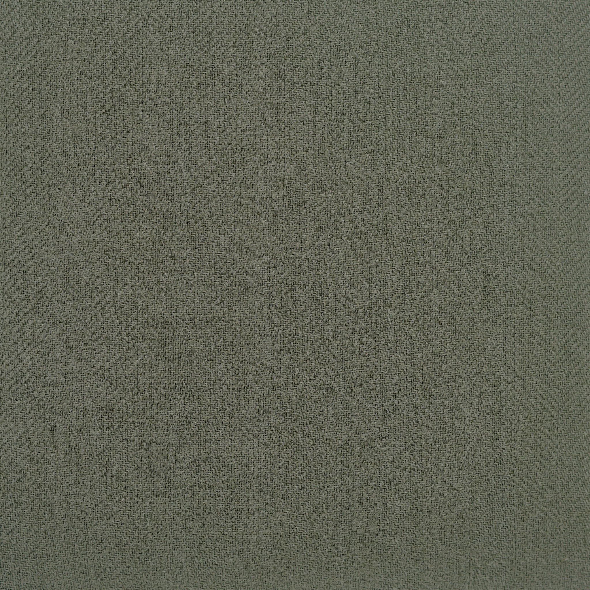 Close-up of Lavigne Indoor Pillow showing olive green herringbone fabric texture.