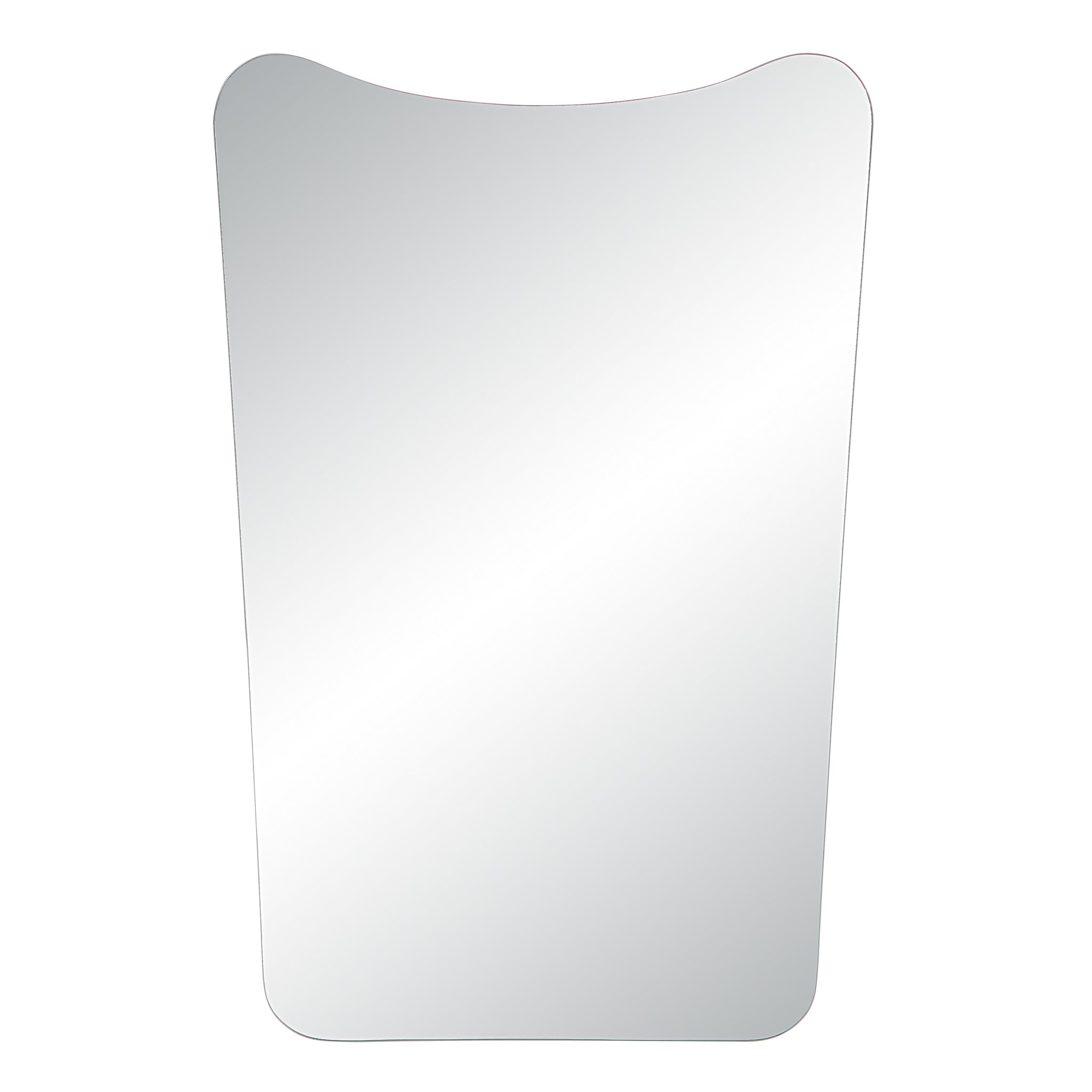Selene Wall Mirror with a smooth, rounded top edge and flat reflective surface.