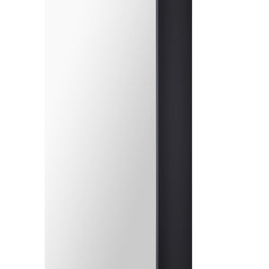 Glencoe Wall Mirror with a sleek black frame and a reflective surface