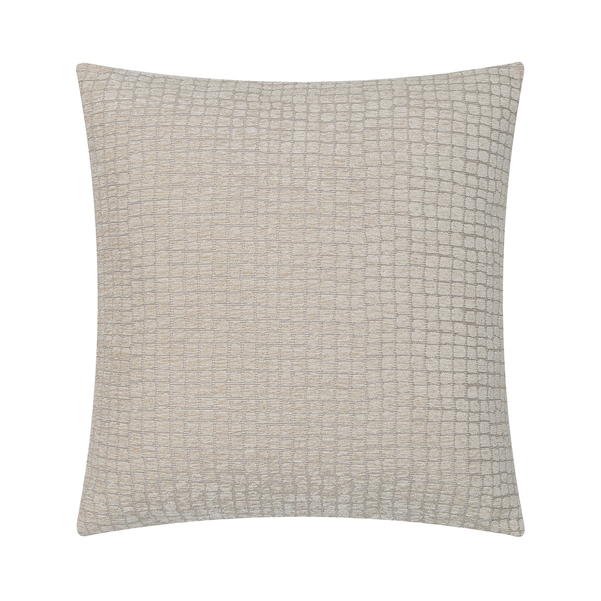 Lizzy pillow by Renwil in light beige with a textured grid pattern