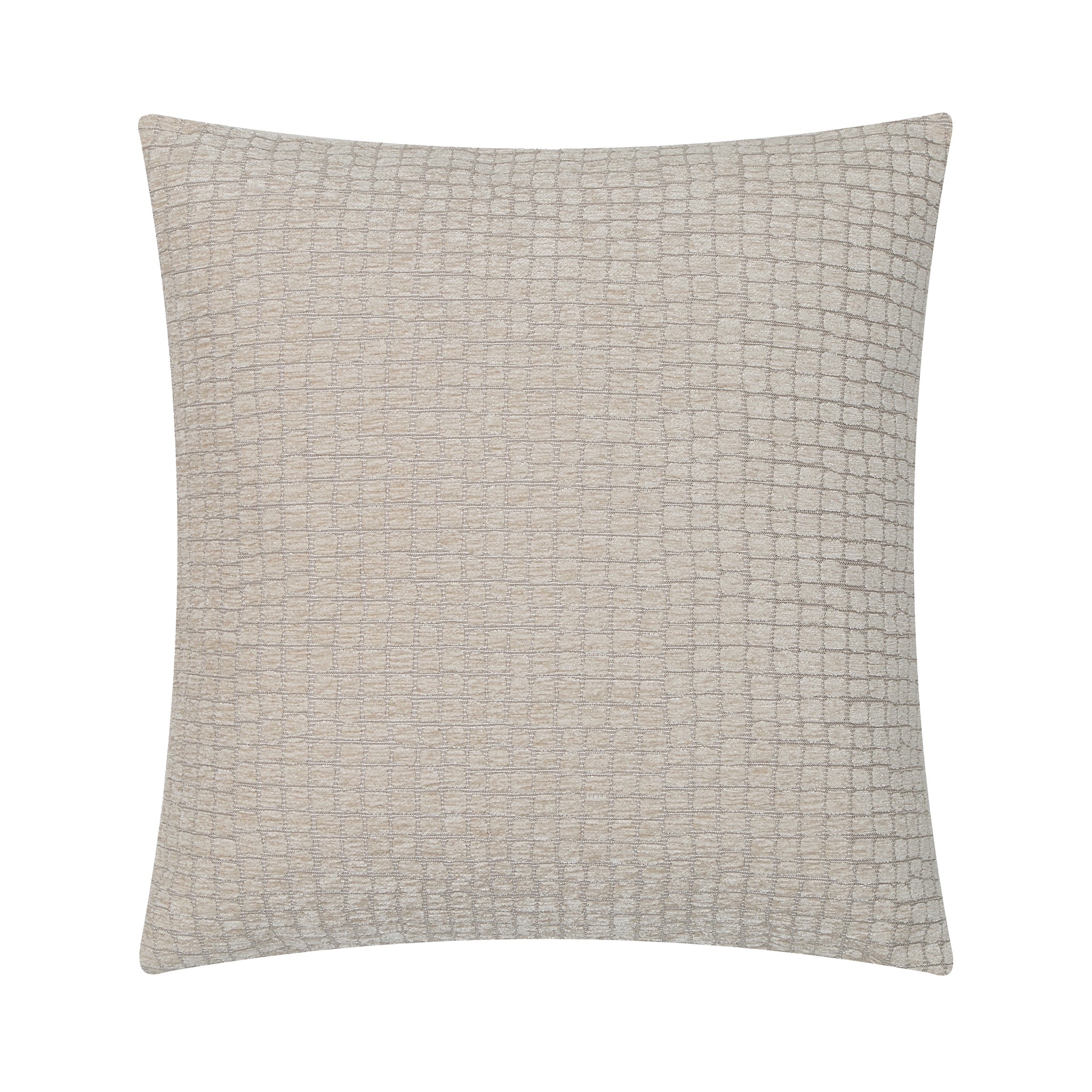 Lizzy pillow by Renwil in light beige with a textured grid pattern