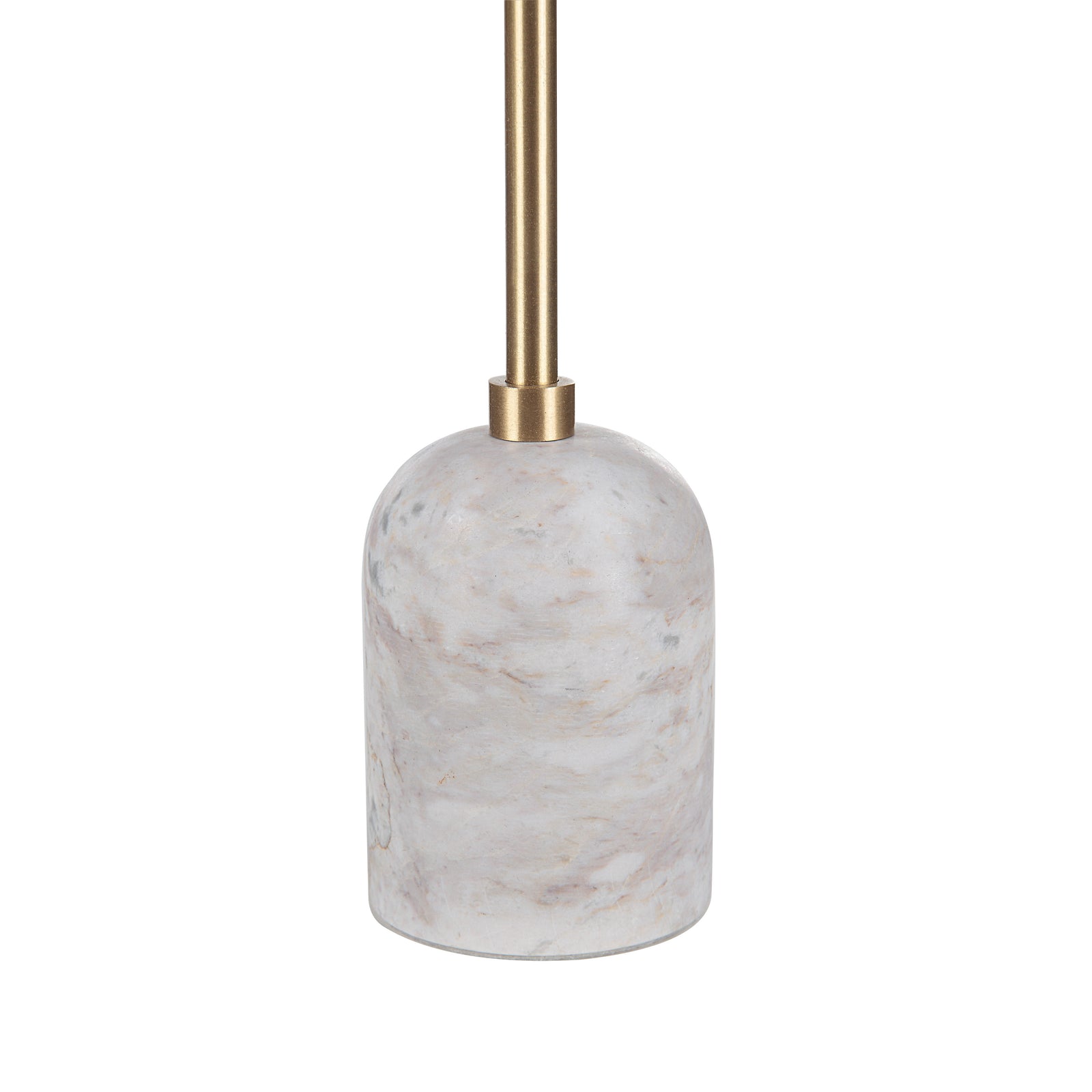 Marchesa Set of 3 Tapered Candle Holders with marble bases and gold metal stems