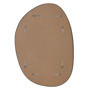 Back view of the Bozeman Wall Mirror featuring mounting hardware.