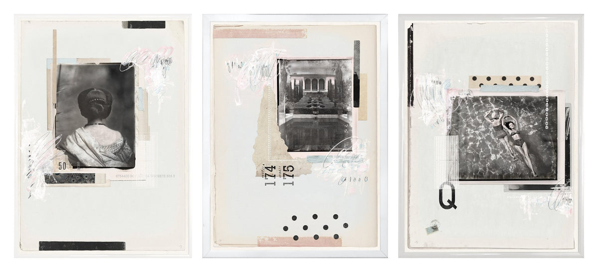 Vintage Collage Trio I-III Bundle