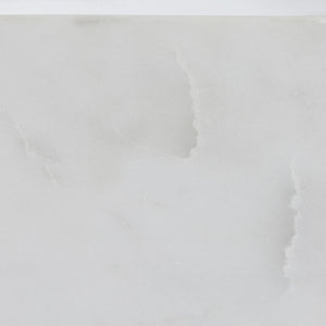 Close-up of Relica by Renwil white marble cube surface texture