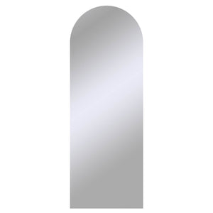 Mandra mirror by Renwil, rounded top design with a reflective surface, displayed against a white background.