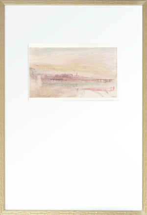 front view of Turner Scapes Blush I luxury Artwork