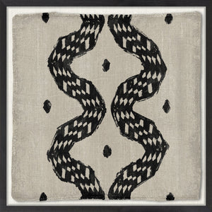 front view of Woven Tribe Medley III luxury Artwork