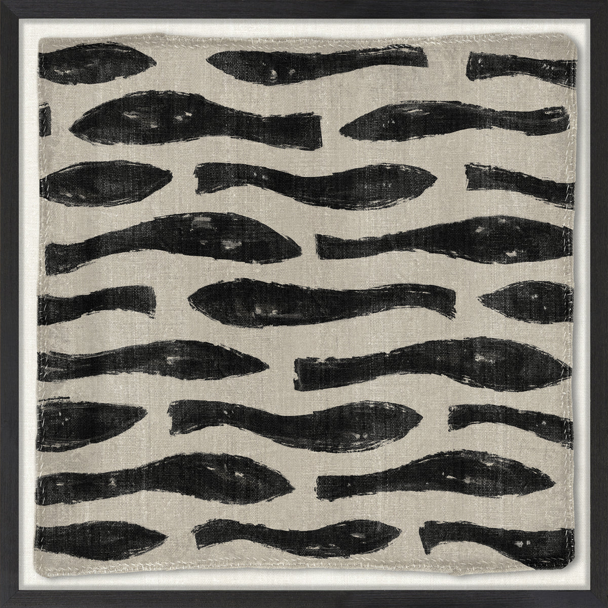 front view of Woven Tribe Medley VI luxury Artwork