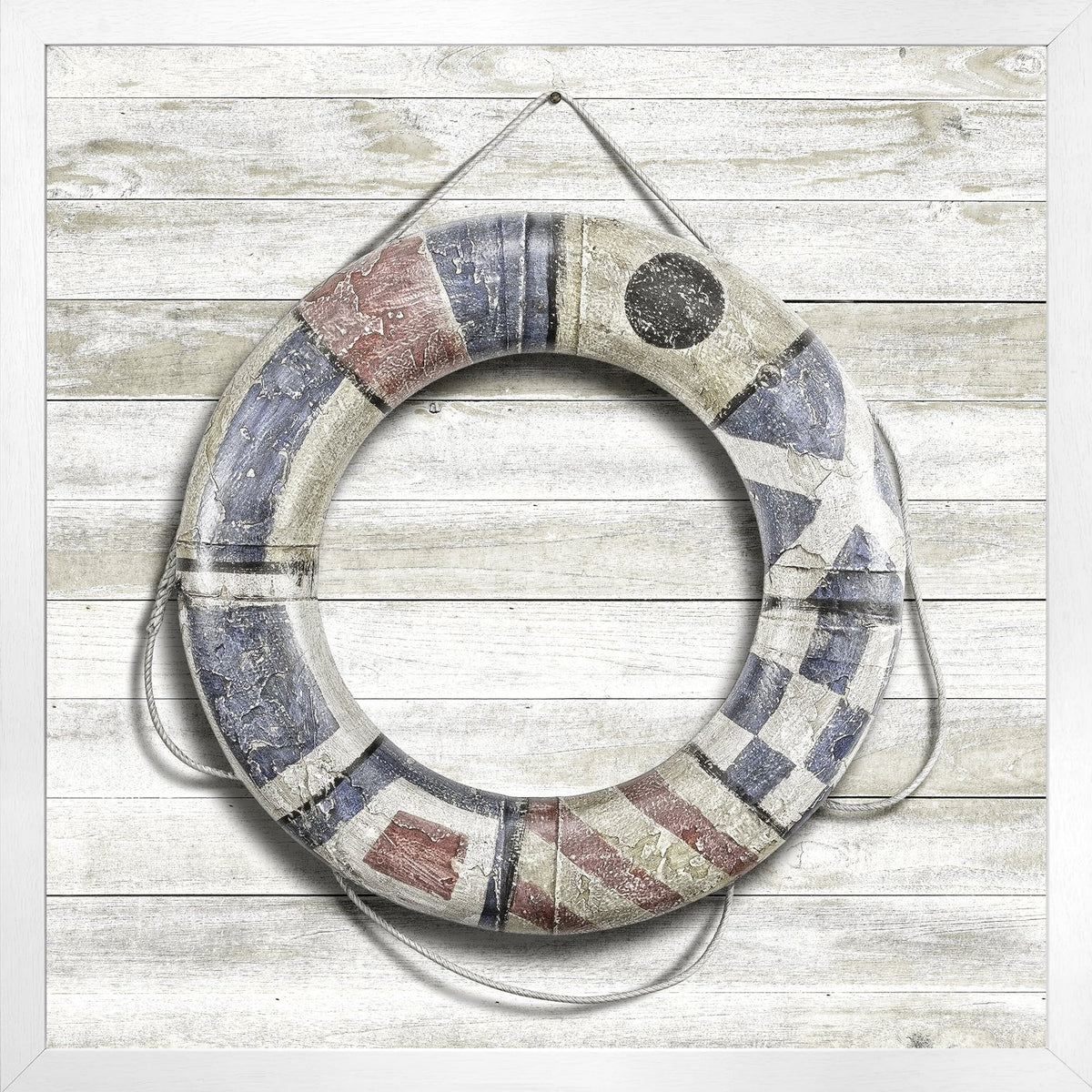 front view of Vintage Ring Buoy luxury Artwork