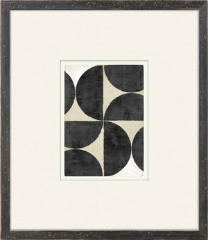 front view of Mid Geometrics XIV luxury Artwork