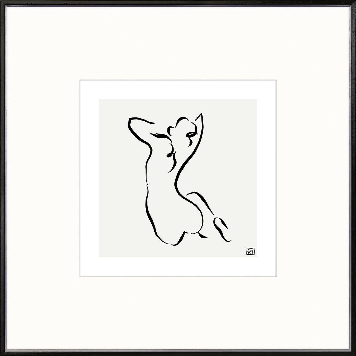 front view of Femme Pose I luxury Artwork