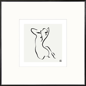 front view of Femme Pose I luxury Artwork