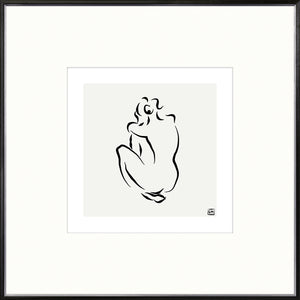 front view of Femme Pose V luxury Artwork