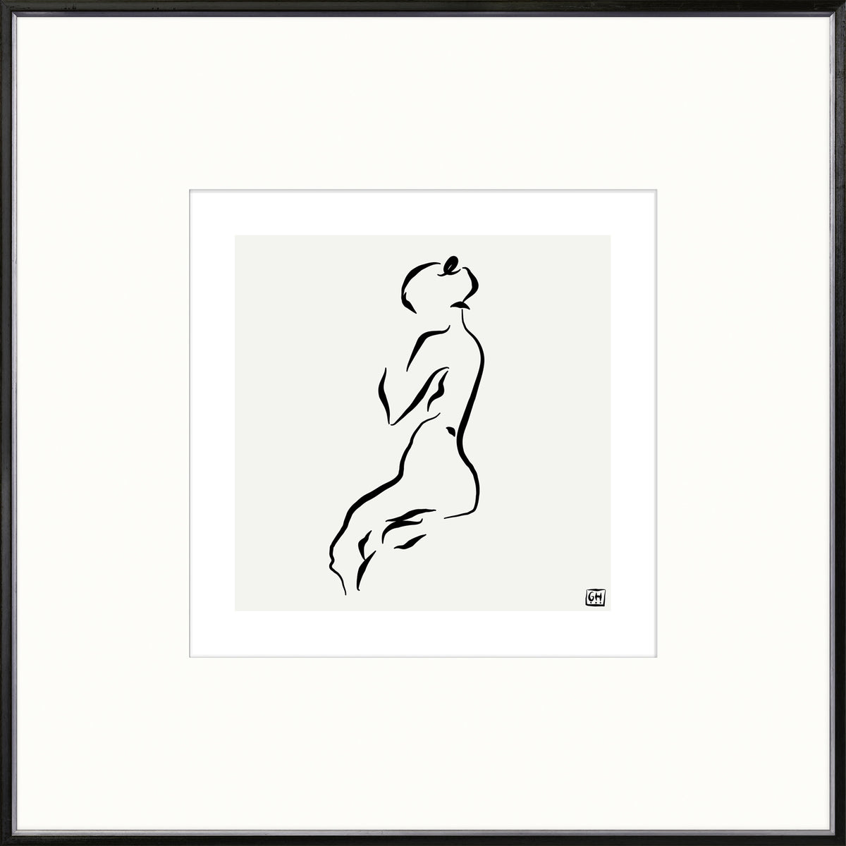 front view of Femme Pose VI luxury Artwork
