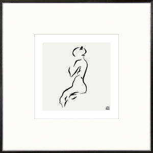 front view of Femme Pose VI luxury Artwork