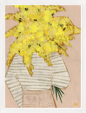 front view of Fashion Floral Marguerite luxury Artwork
