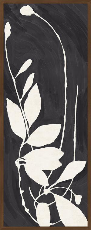 front view of Flora Silhouette I luxury Artwork