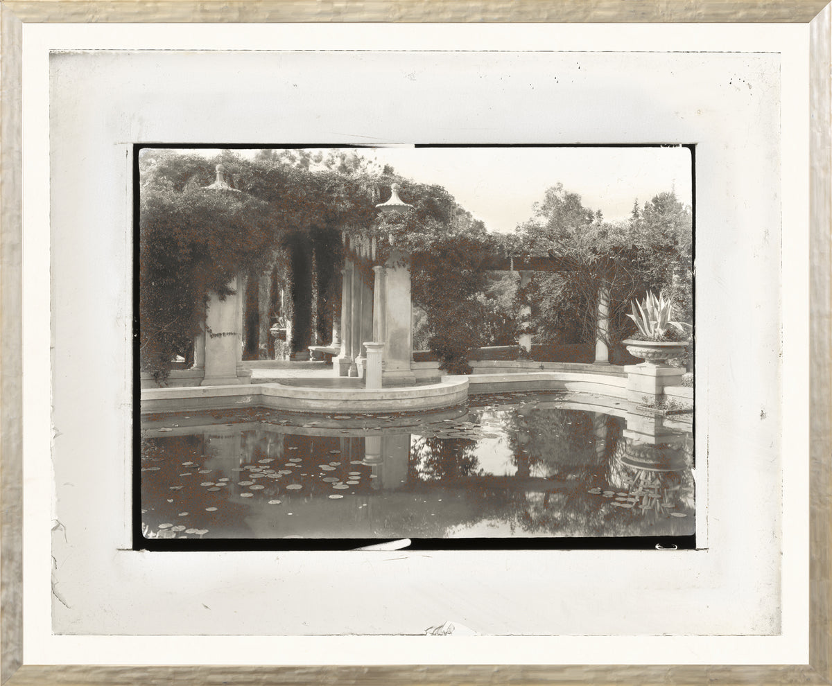 front view of Garden Lantern Slides IX C. 1930 luxury Artwork