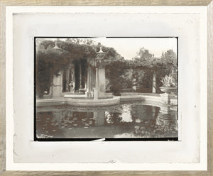 front view of Garden Lantern Slides IX C. 1930 luxury Artwork
